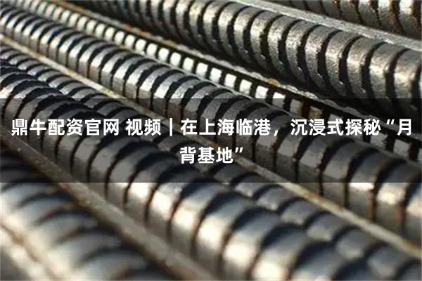 鼎牛配资官网 视频｜在上海临港，沉浸式探秘“月背基地”